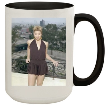 Jessica Biel 15oz Colored Inner & Handle Mug