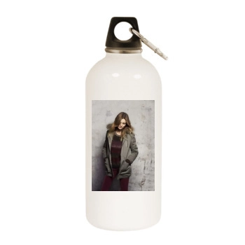 Edita Vilkeviciute White Water Bottle With Carabiner