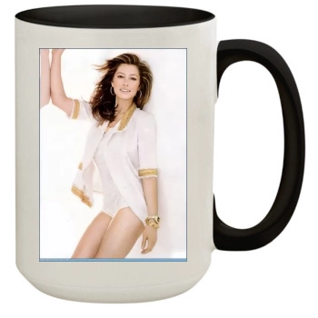 Jessica Biel 15oz Colored Inner & Handle Mug