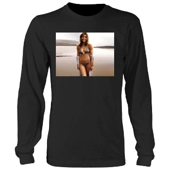 Jessica Biel Men's Heavy Long Sleeve TShirt