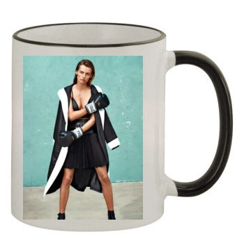 Edita Vilkeviciute 11oz Colored Rim & Handle Mug