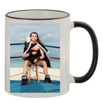 Edita Vilkeviciute 11oz Colored Rim & Handle Mug