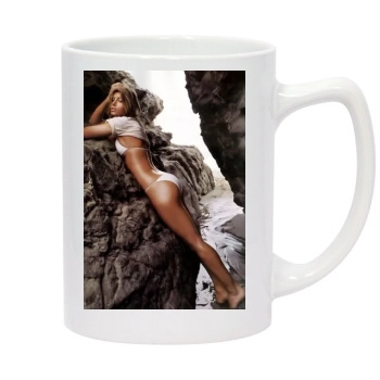 Jessica Biel 14oz White Statesman Mug