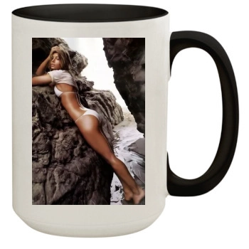 Jessica Biel 15oz Colored Inner & Handle Mug