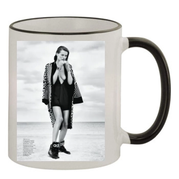 Edita Vilkeviciute 11oz Colored Rim & Handle Mug