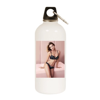 Edita Vilkeviciute White Water Bottle With Carabiner