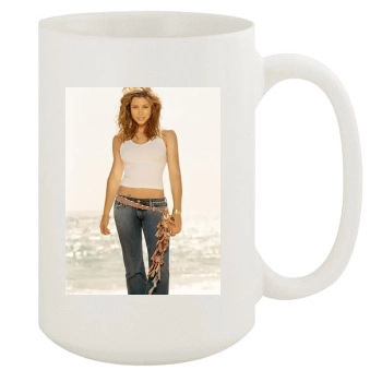 Jessica Biel 15oz White Mug