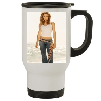 Jessica Biel Stainless Steel Travel Mug