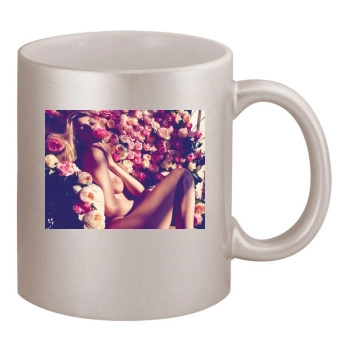 Edita Vilkeviciute 11oz Metallic Silver Mug