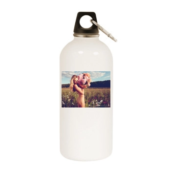 Edita Vilkeviciute White Water Bottle With Carabiner