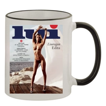 Edita Vilkeviciute 11oz Colored Rim & Handle Mug