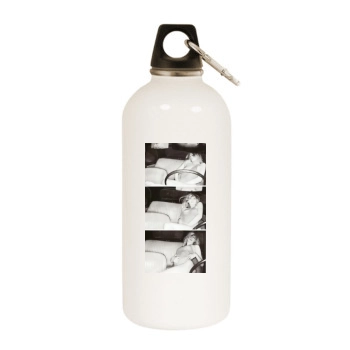 Edita Vilkeviciute White Water Bottle With Carabiner