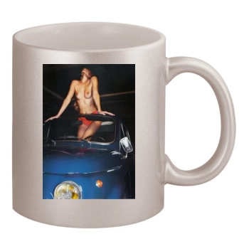 Edita Vilkeviciute 11oz Metallic Silver Mug