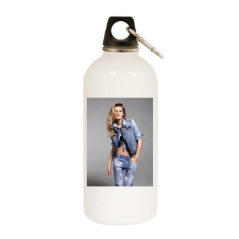 Edita Vilkeviciute White Water Bottle With Carabiner