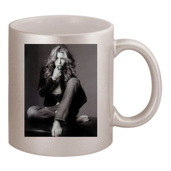 Jessica Biel 11oz Metallic Silver Mug