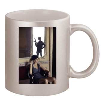 Edita Vilkeviciute 11oz Metallic Silver Mug