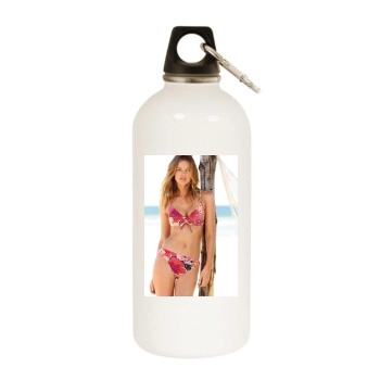 Edita Vilkeviciute White Water Bottle With Carabiner