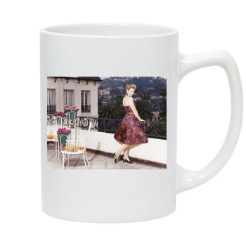 Jessica Biel 14oz White Statesman Mug