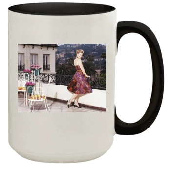 Jessica Biel 15oz Colored Inner & Handle Mug