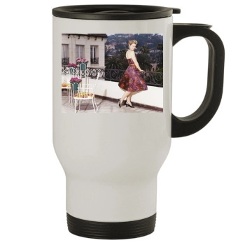 Jessica Biel Stainless Steel Travel Mug