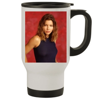 Jessica Biel Stainless Steel Travel Mug