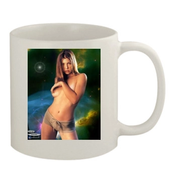 Jessica Biel 11oz White Mug