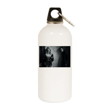 Edita Vilkeviciute White Water Bottle With Carabiner