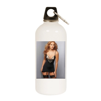 Elisandra Tomacheski White Water Bottle With Carabiner