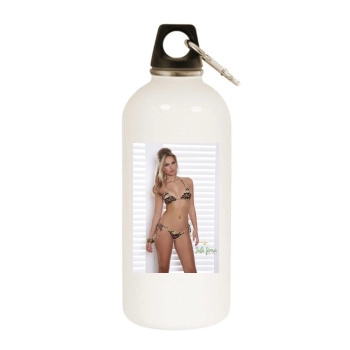 Elisandra Tomacheski White Water Bottle With Carabiner