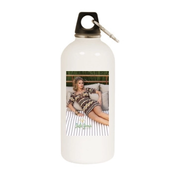 Elisandra Tomacheski White Water Bottle With Carabiner