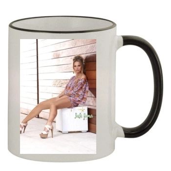 Elisandra Tomacheski 11oz Colored Rim & Handle Mug