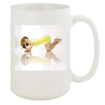 Jessica Biel 15oz White Mug