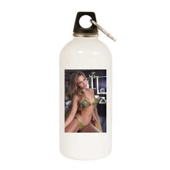 Elisandra Tomacheski White Water Bottle With Carabiner