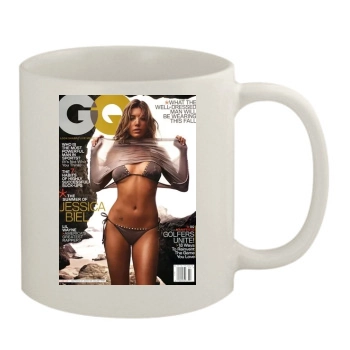 Jessica Biel 11oz White Mug