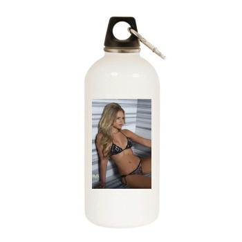Elisandra Tomacheski White Water Bottle With Carabiner