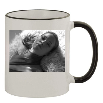 Elizabeth Berkley 11oz Colored Rim & Handle Mug