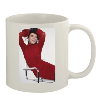 Elizabeth Hurley 11oz White Mug