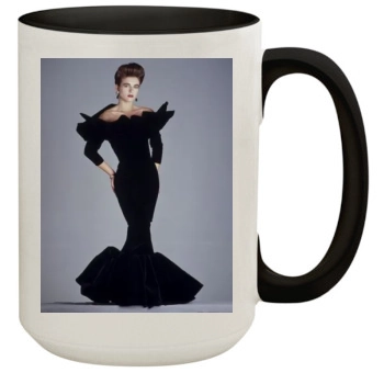 Elizabeth Hurley 15oz Colored Inner & Handle Mug