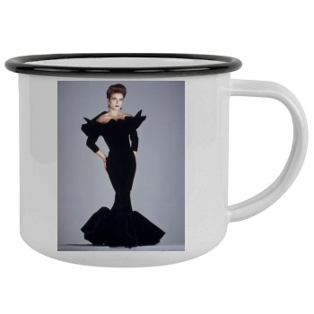 Elizabeth Hurley Camping Mug