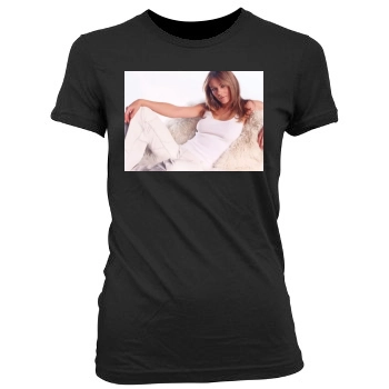 Elizabeth Hurley Women's Junior Cut Crewneck T-Shirt