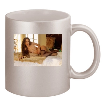 Elizabeth Jagger 11oz Metallic Silver Mug