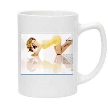 Jessica Biel 14oz White Statesman Mug