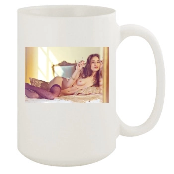 Elizabeth Jagger 15oz White Mug