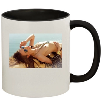 Elizabeth Jagger 11oz Colored Inner & Handle Mug