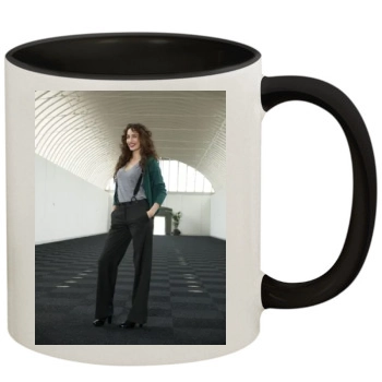 Elizabeth Jagger 11oz Colored Inner & Handle Mug