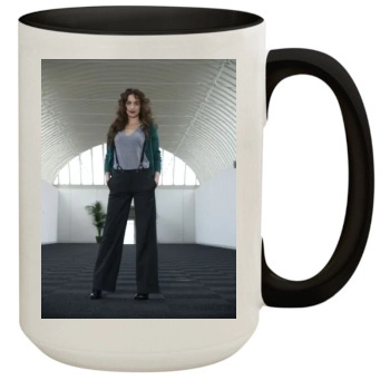 Elizabeth Jagger 15oz Colored Inner & Handle Mug