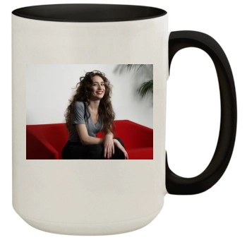 Elizabeth Jagger 15oz Colored Inner & Handle Mug