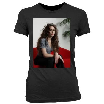 Elizabeth Jagger Women's Junior Cut Crewneck T-Shirt