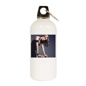 Elizabeth Mitchell White Water Bottle With Carabiner