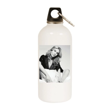 Elizabeth Mitchell White Water Bottle With Carabiner